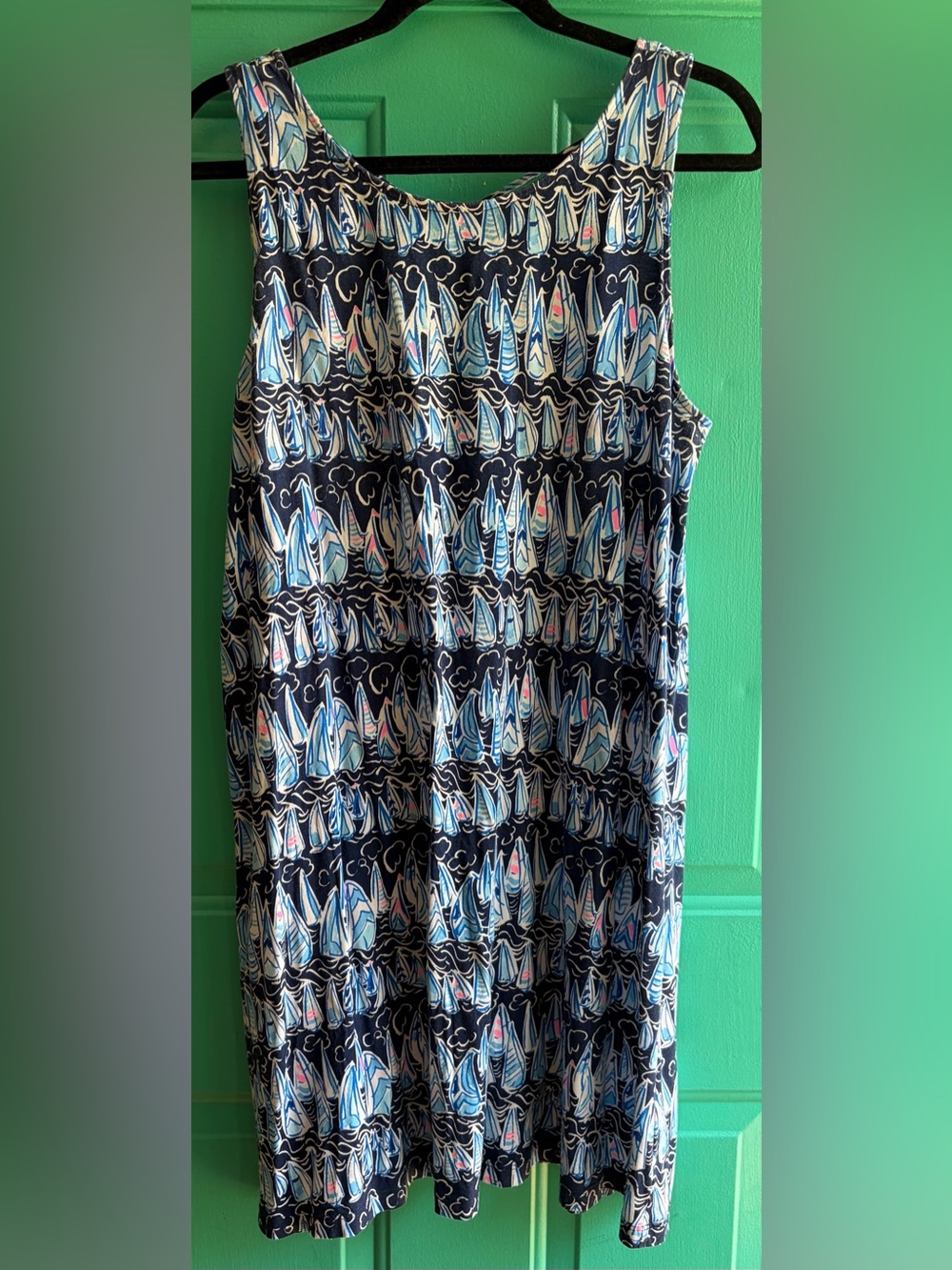EUc Lilly Pulitzer Kristen Dress - Sails and Stripes - Large
